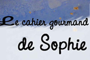 Cahier Gourmand de Sophie