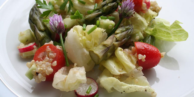 Salade de quinoa aux asperges