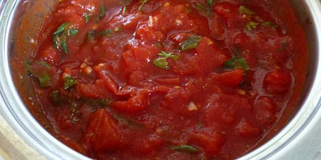 Sauce tomate (à l’italienne)