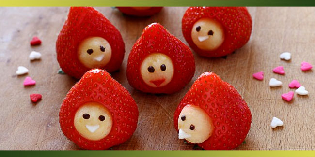 Petits bonhommes avec des fraises ?