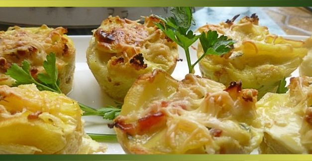 Petits flans gratins complets au chou-fleur